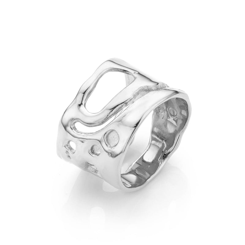 EMBRACE RING MEN SILVER