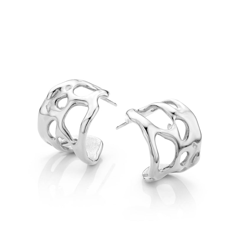 CORALLO EARRINGS SILVER