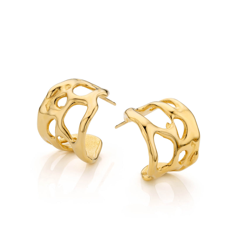 CORALLO EARRINGS GOLD