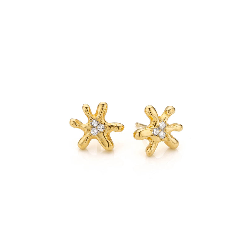 ASTEROZOA EARRINGS GOLD